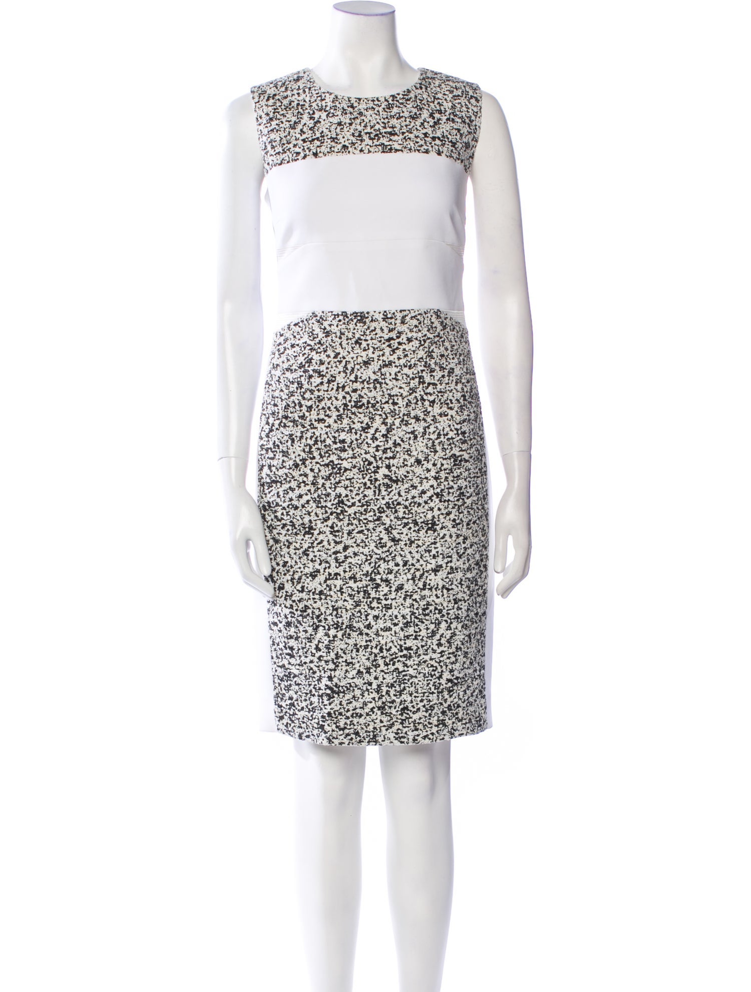 Per se Printed Knee-Length Dress