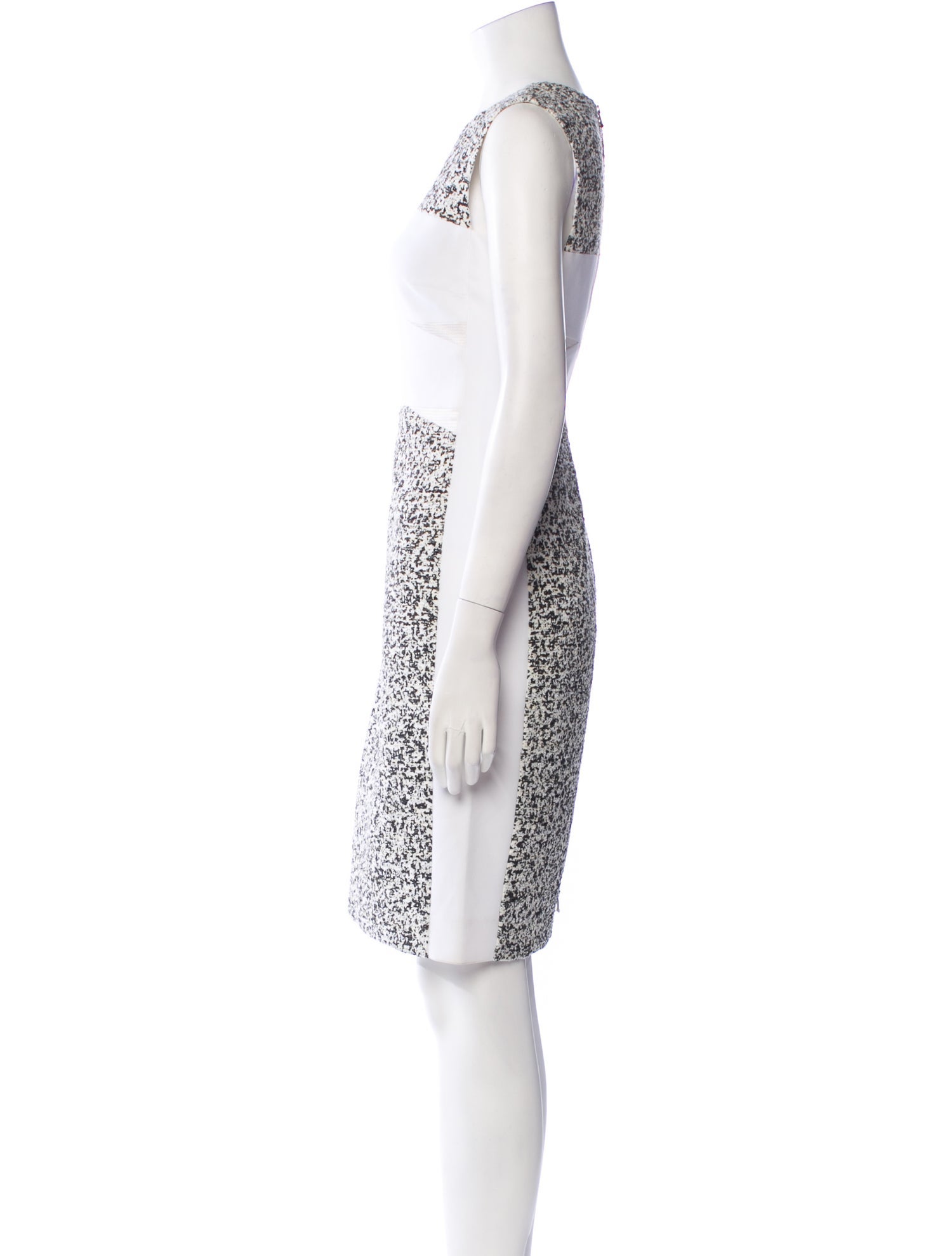 Per se Printed Knee-Length Dress