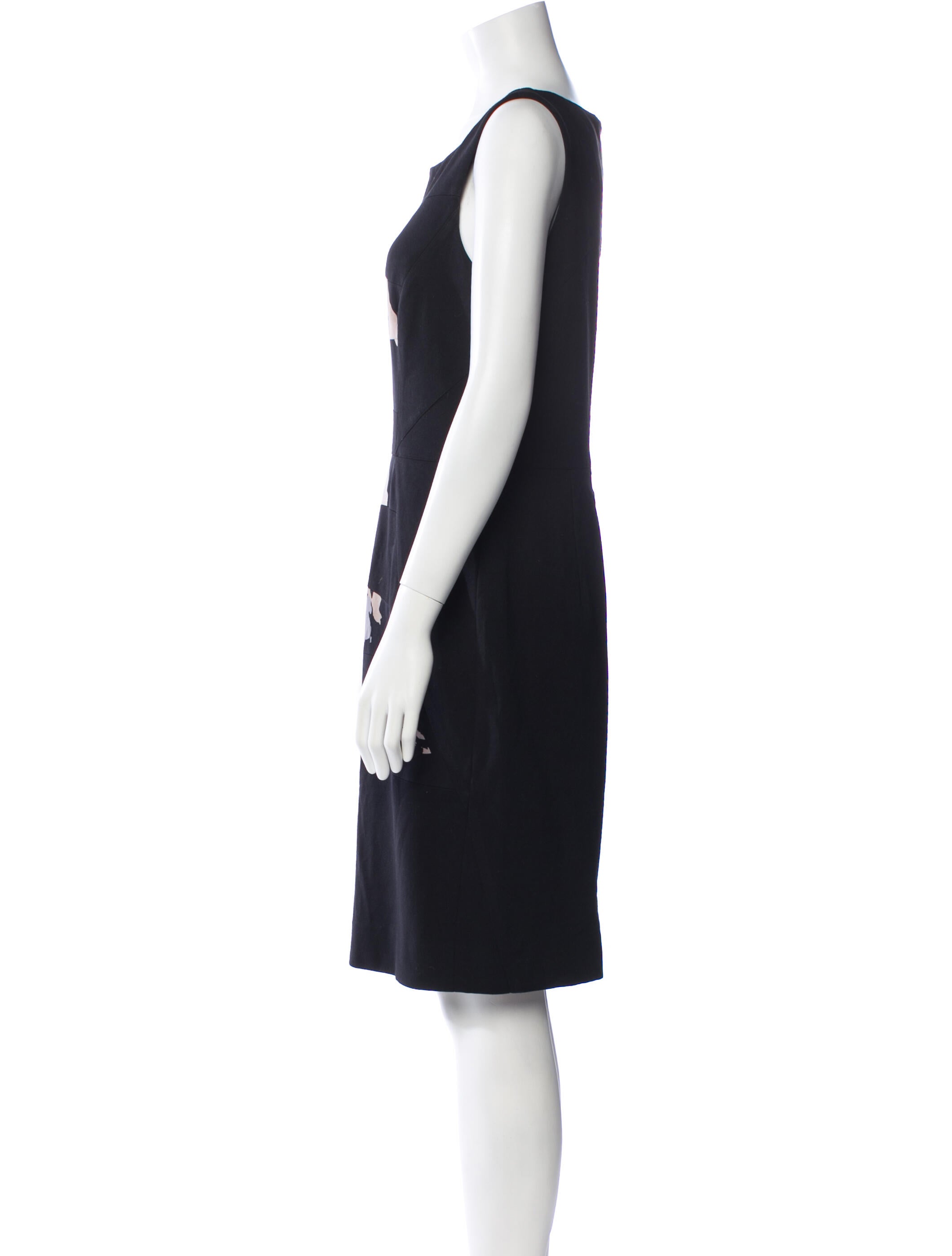 Per se Printed Knee-Length Dress