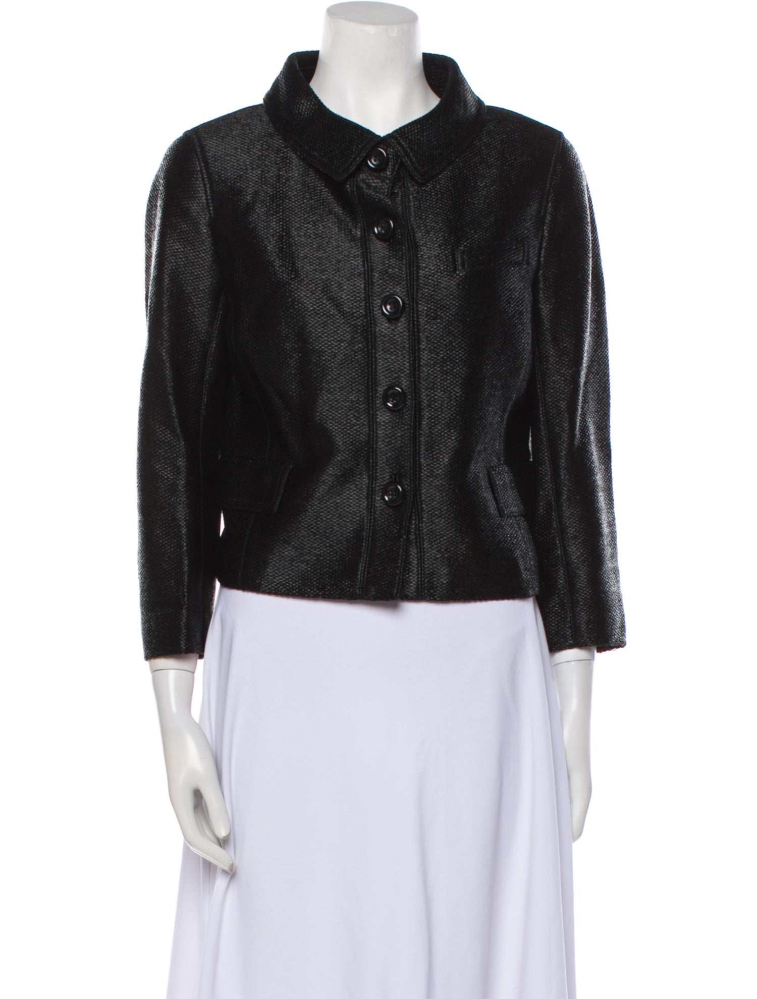 Per se Striped Evening Jacket