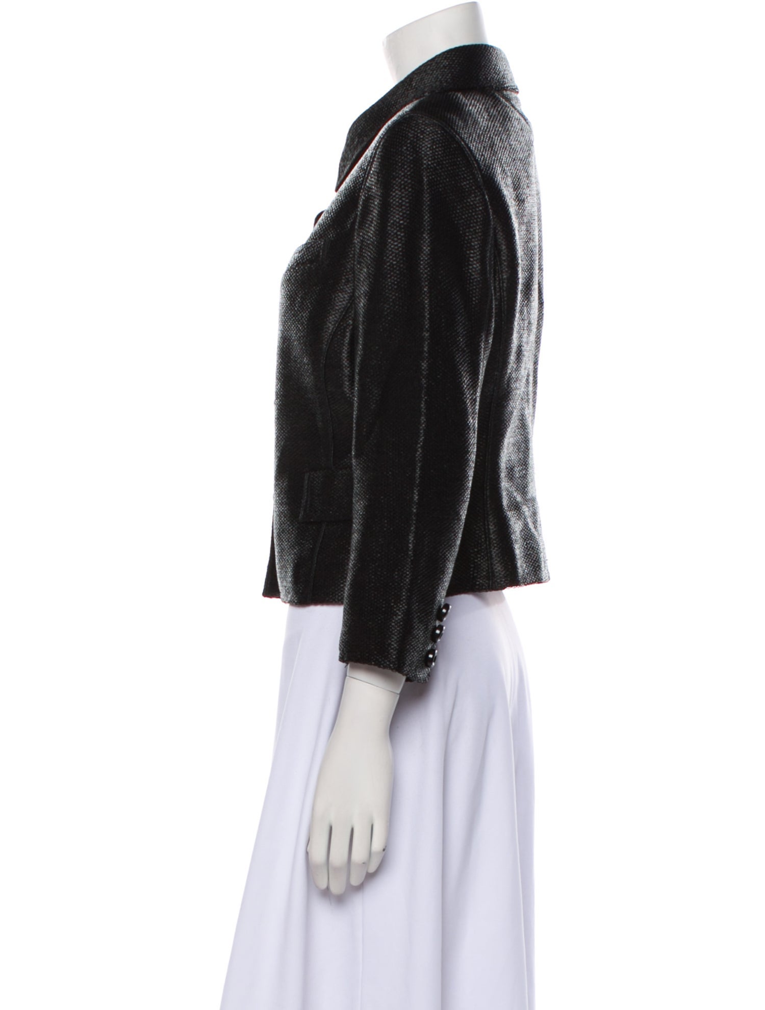 Per se Striped Evening Jacket