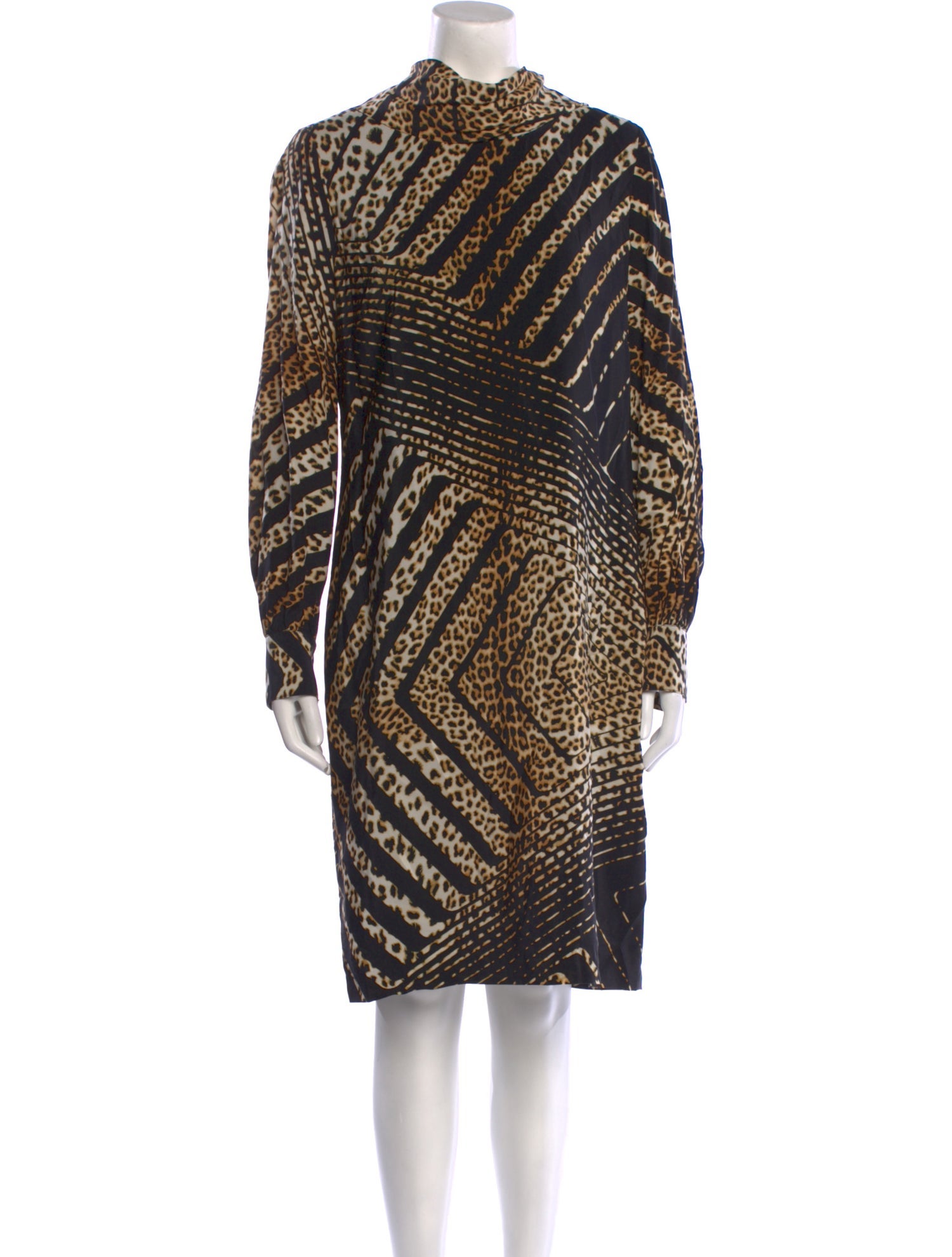 Per se Silk Knee-Length Dress