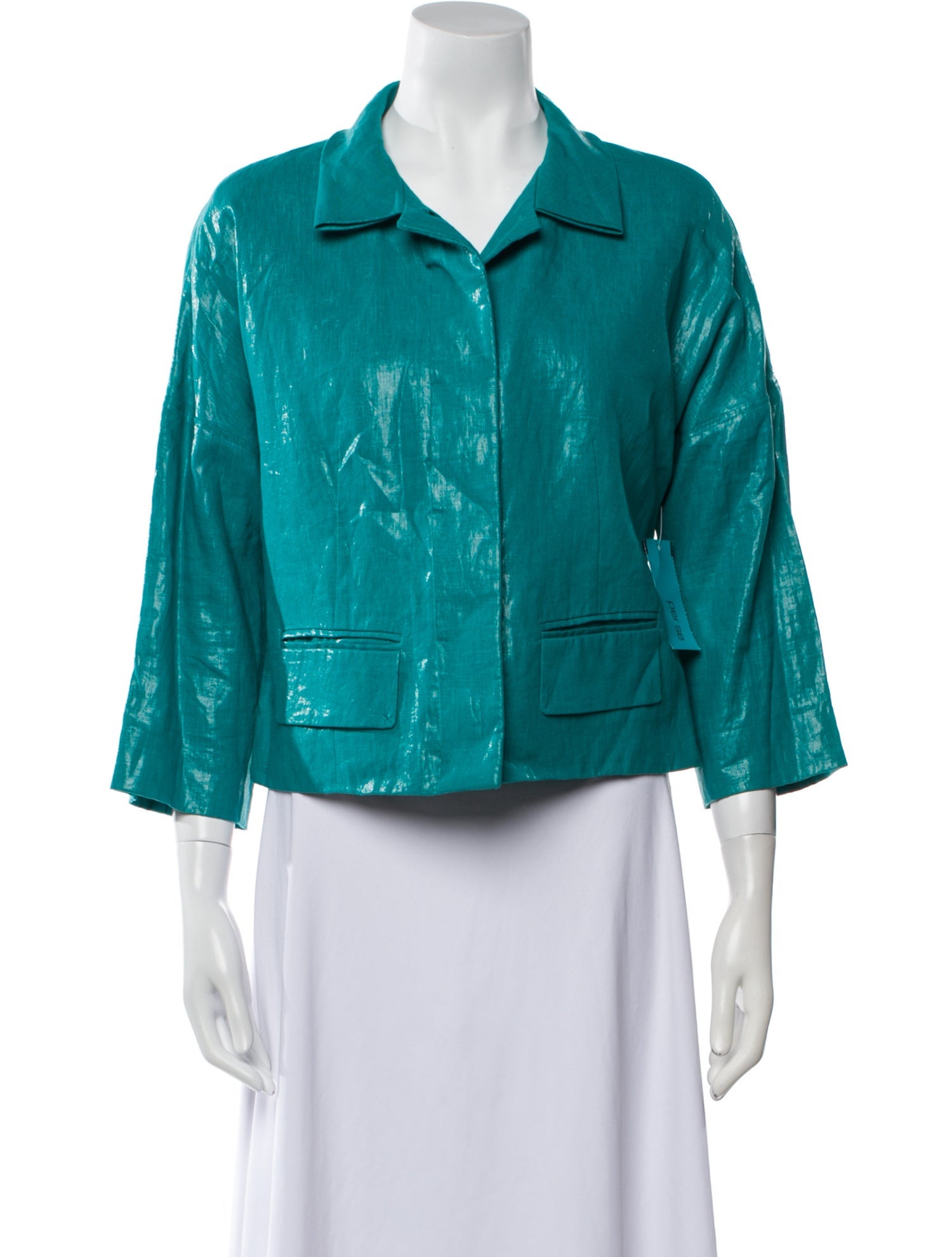 Per se Linen Biker Jacket