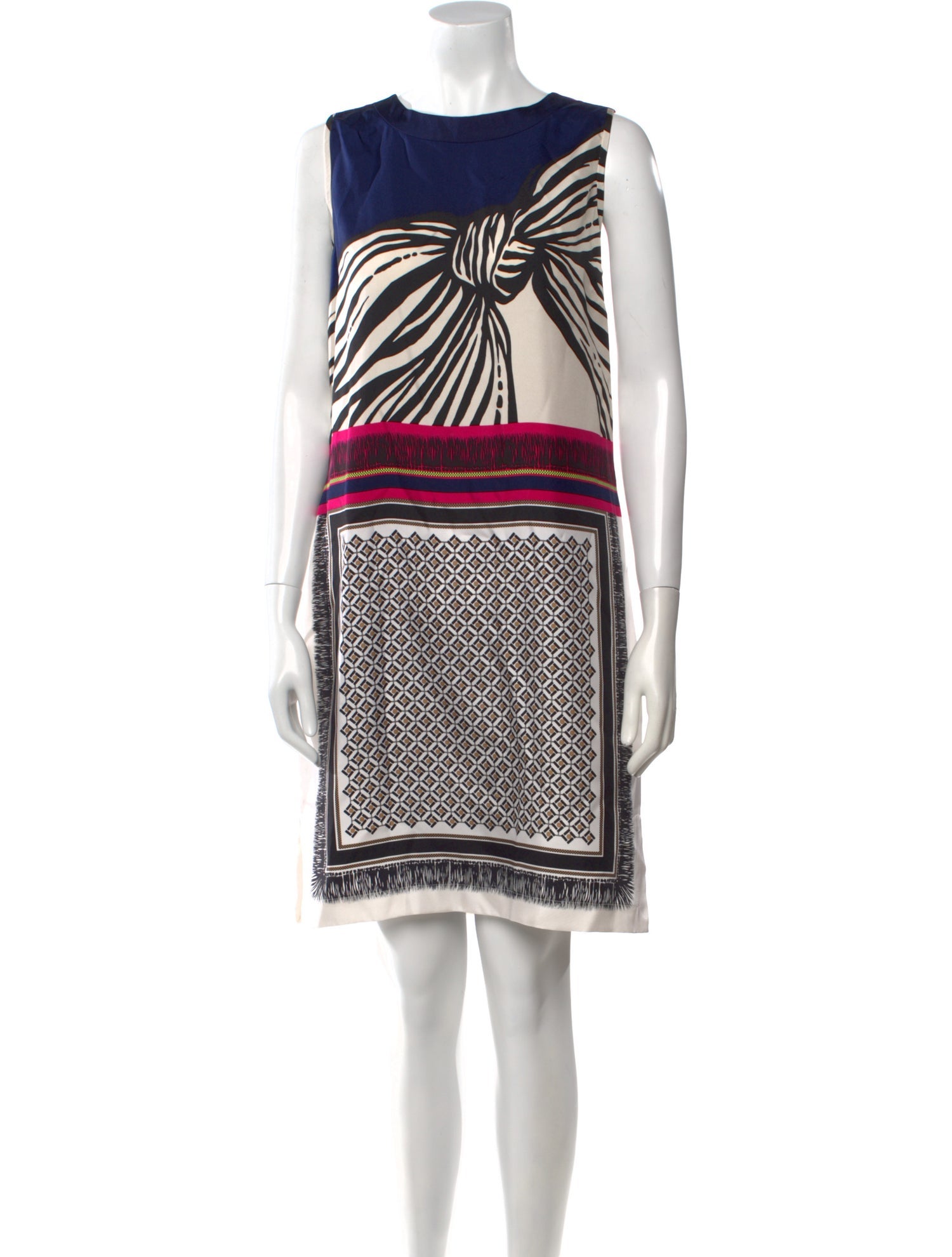 Per se Silk Knee-Length Dress