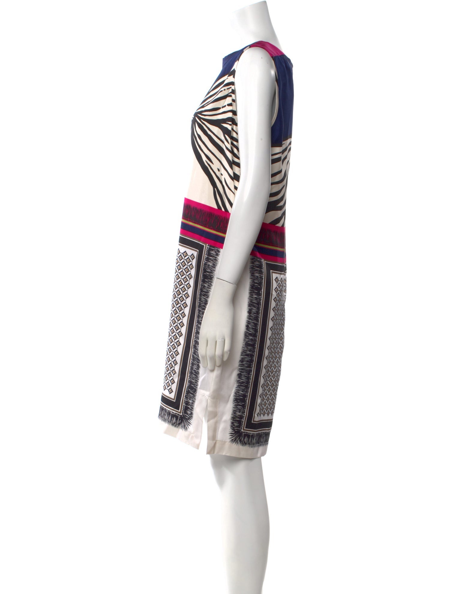 Per se Silk Knee-Length Dress