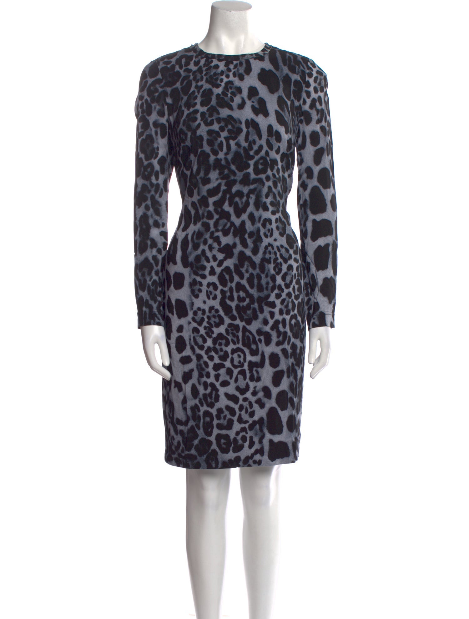 Per se Animal Print Knee-Length Dress