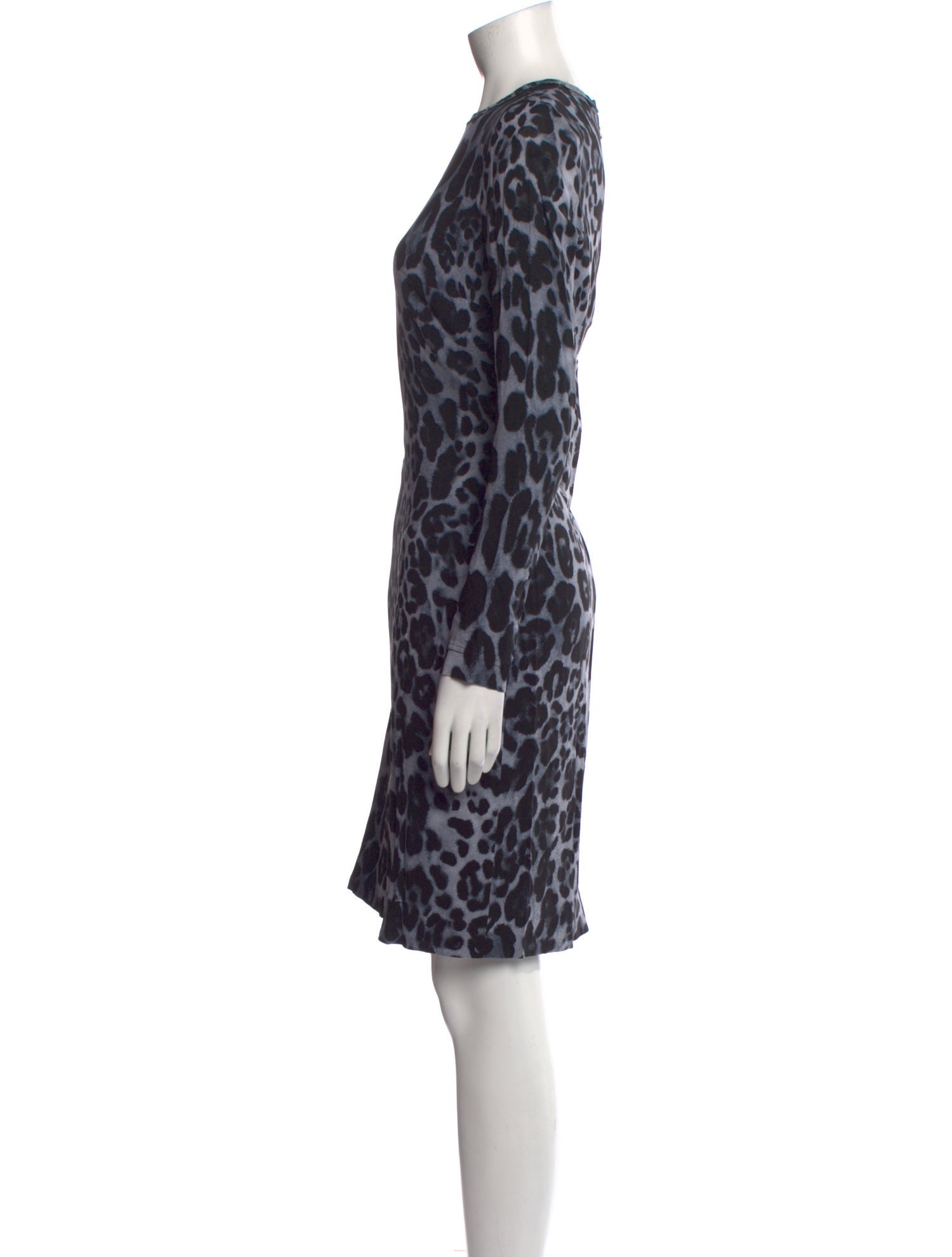 Per se Animal Print Knee-Length Dress