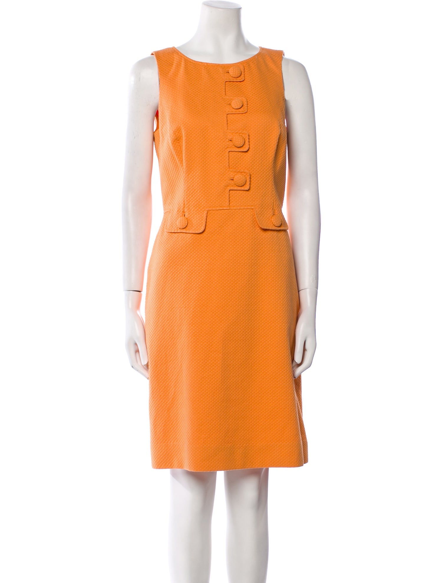 Per se Scoop Neck Knee-Length Dress