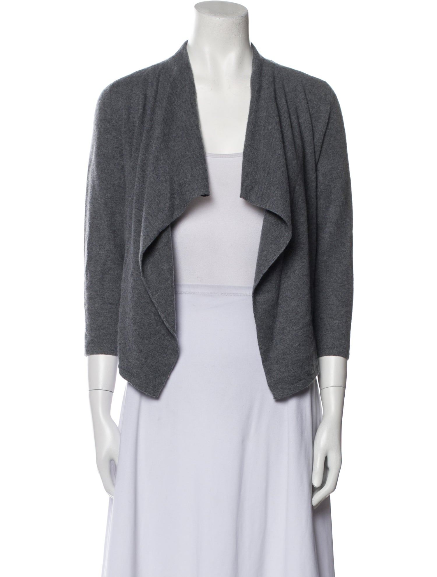 Per se Cashmere Open Front Sweater