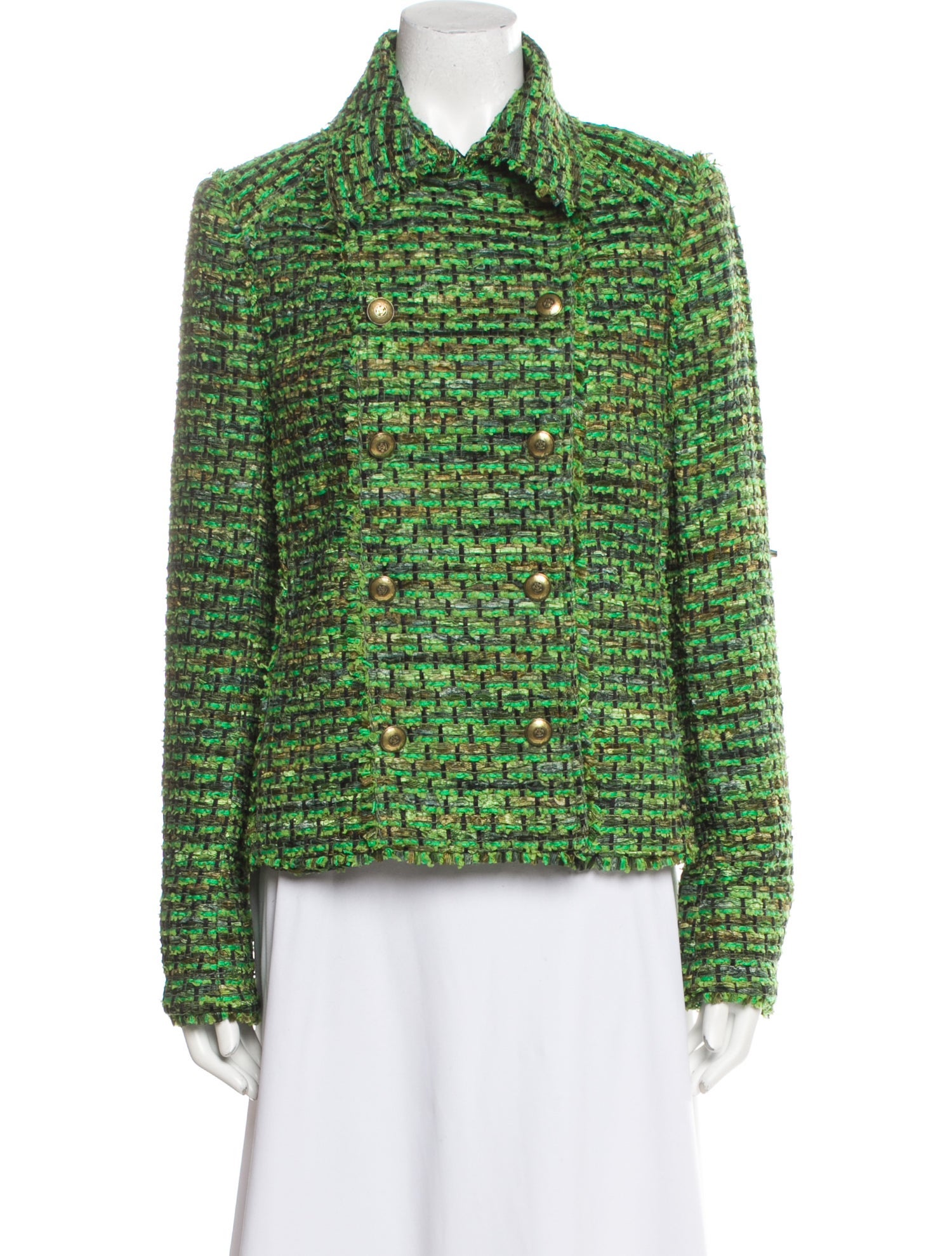 Per se Tweed Pattern Evening Jacket