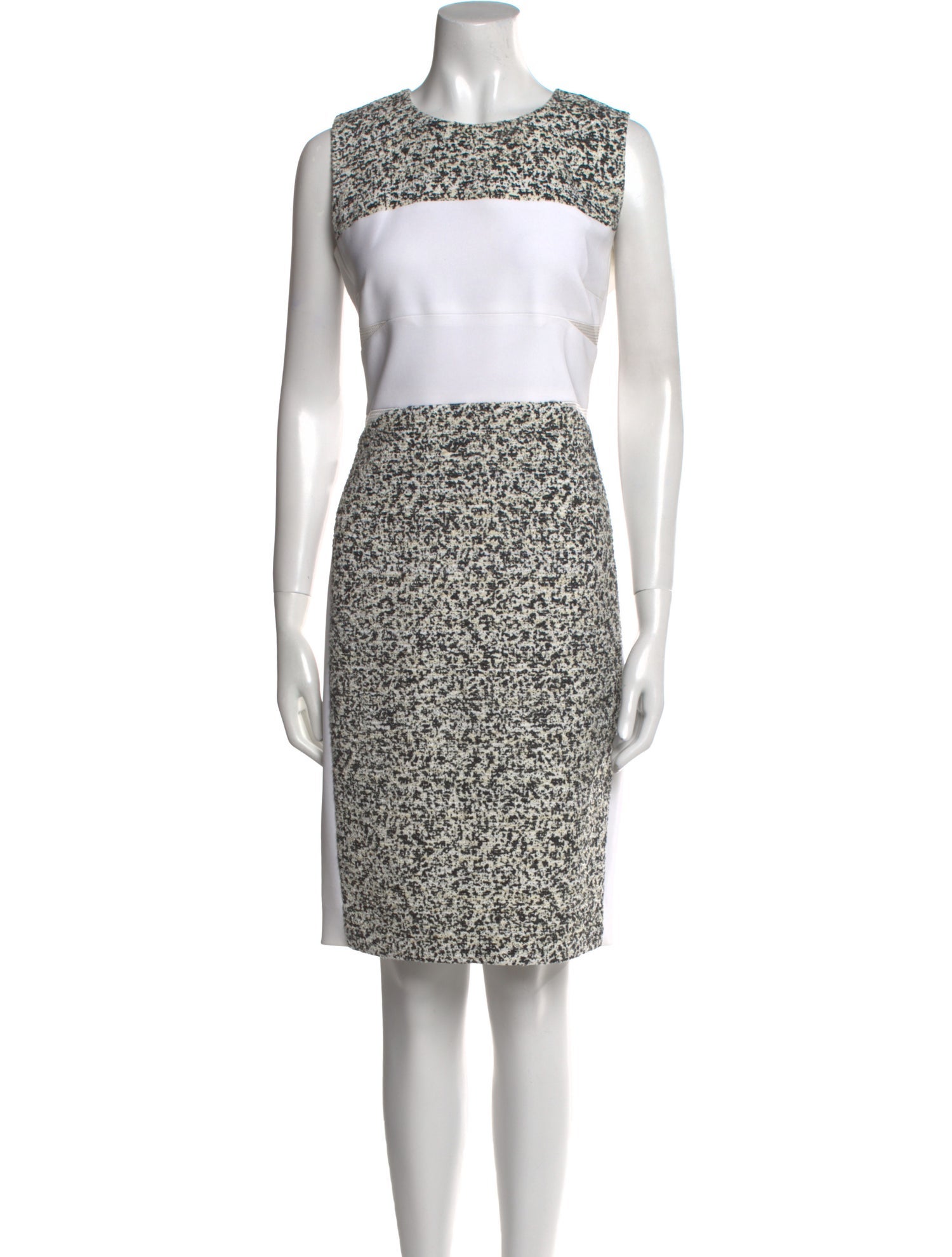 Per se Printed Knee-Length Dress