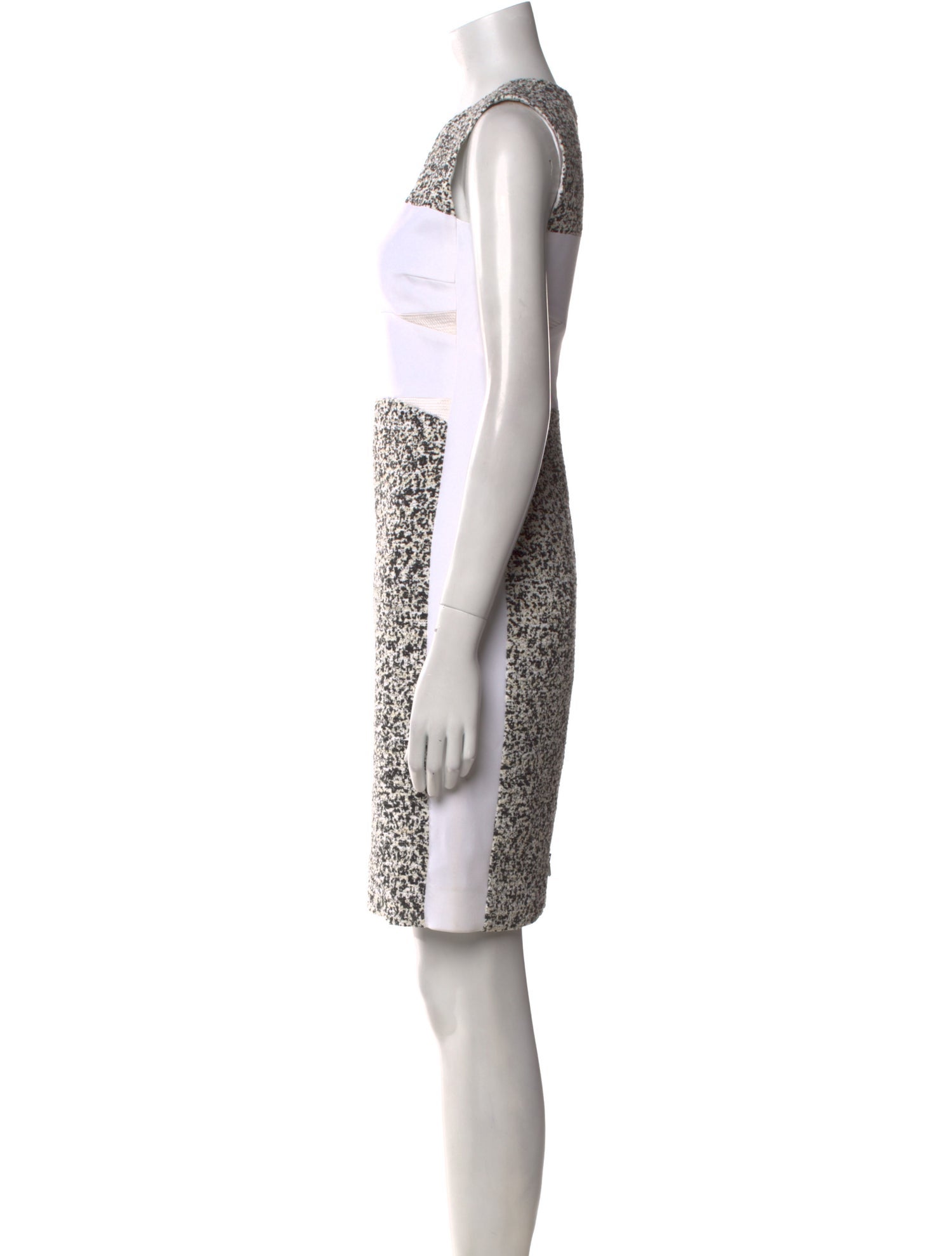 Per se Printed Knee-Length Dress w/ Tags