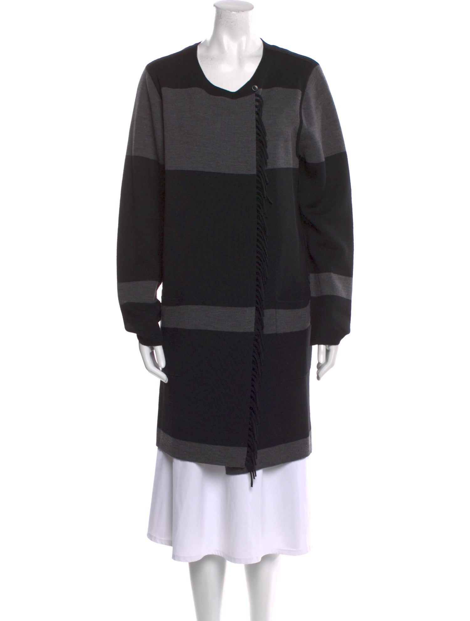 Per se Merino Wool Striped Sweater