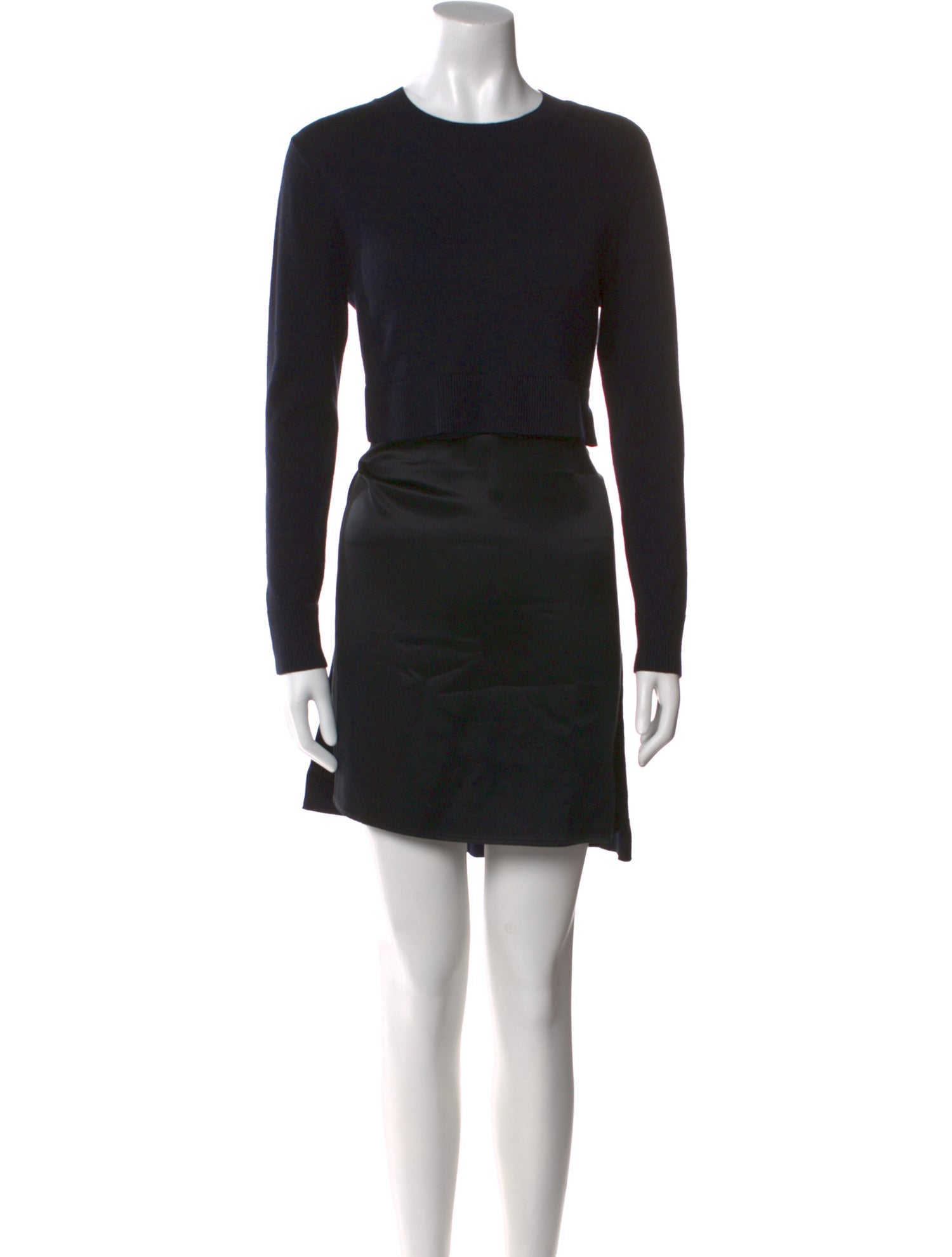 Per se Crew Neck Mini Dress