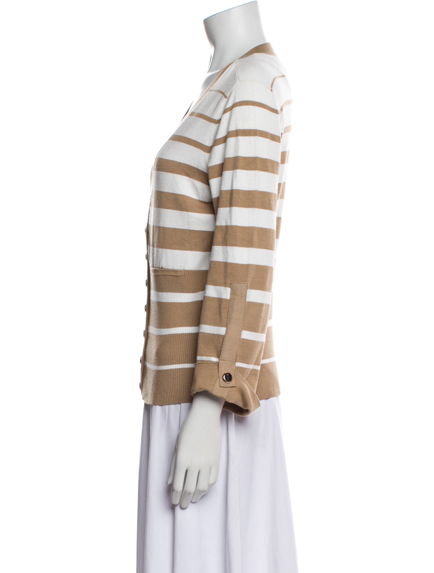 Per se Silk Striped Sweater