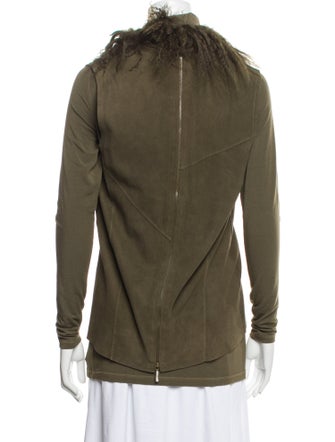Per se Lamb Leather Faux Fur Jacket