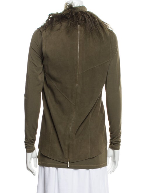 Per se Lamb Leather Faux Fur Jacket