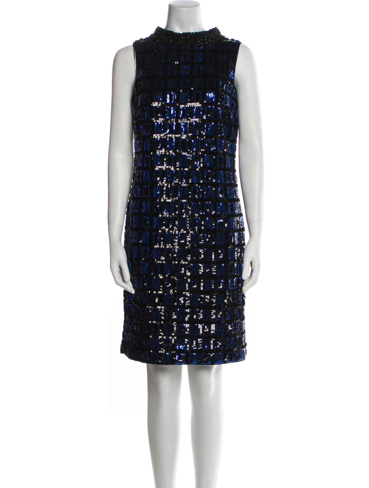 Per se Mock Neck Mini Dress