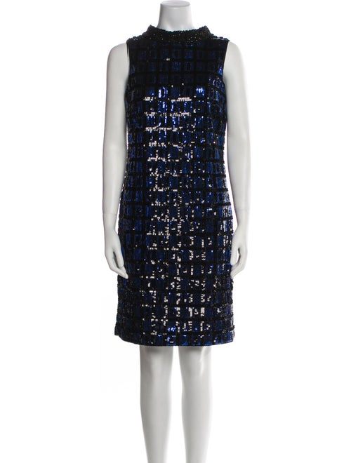 Per se Mock Neck Mini Dress