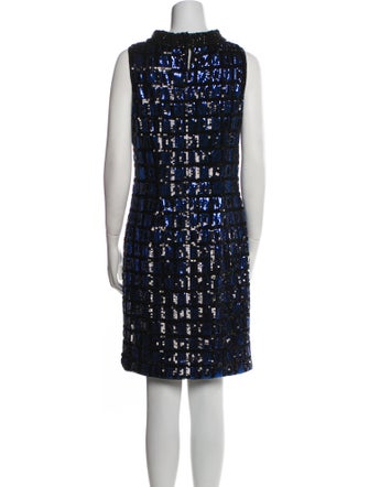 Per se Mock Neck Mini Dress