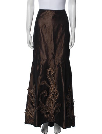 Per se Silk Long Skirt