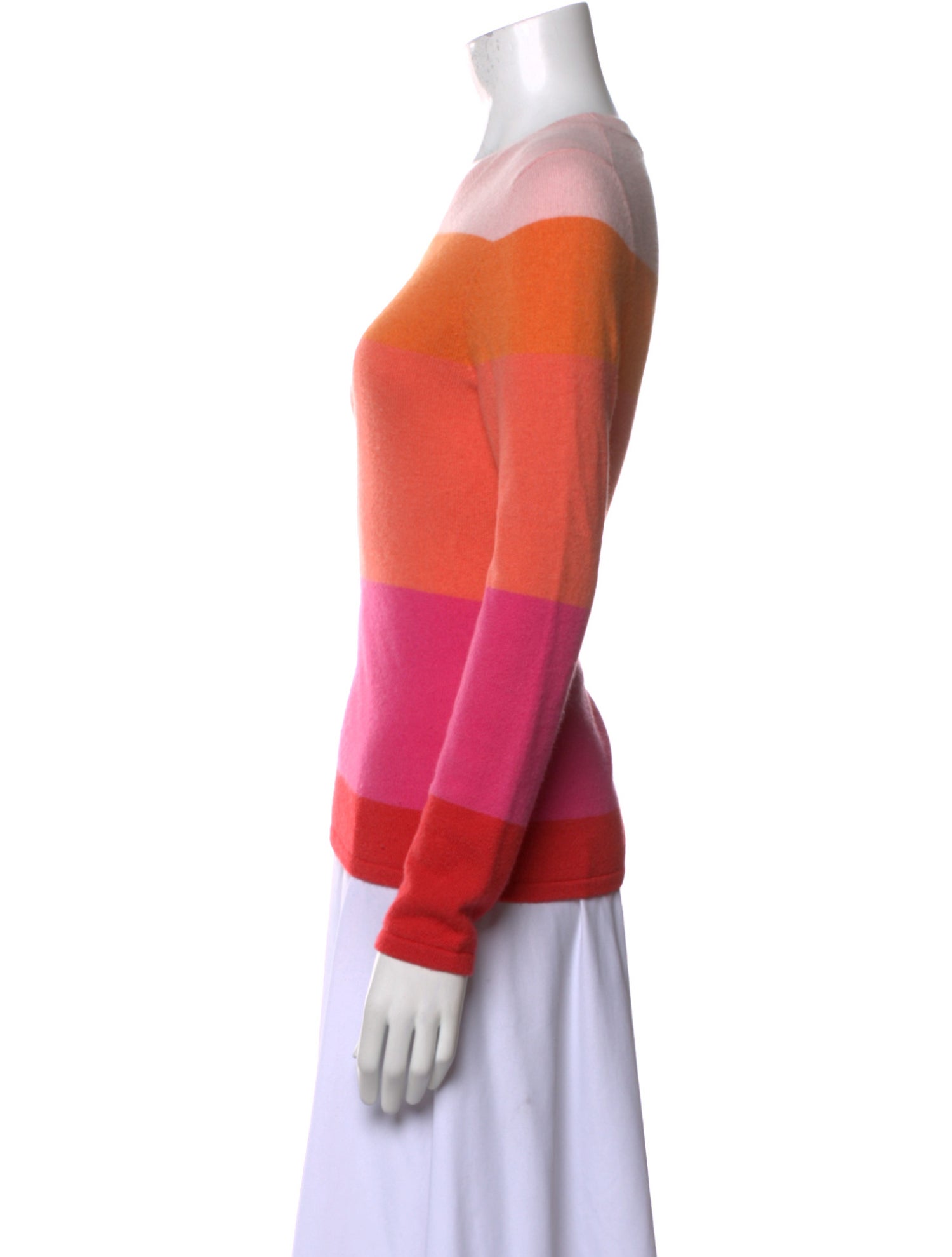 Per se Cashmere Striped Sweater