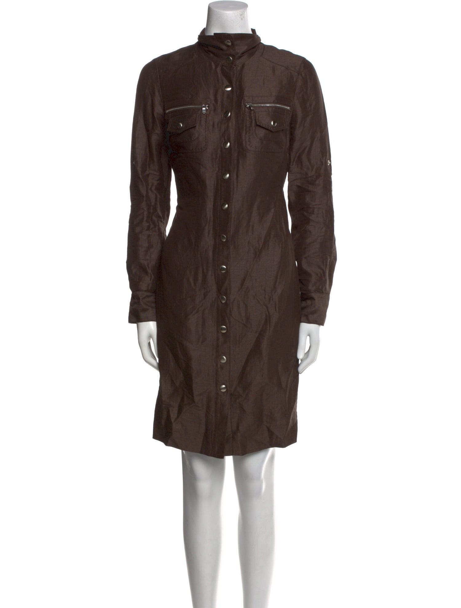 Per se Linen Knee-Length Dress