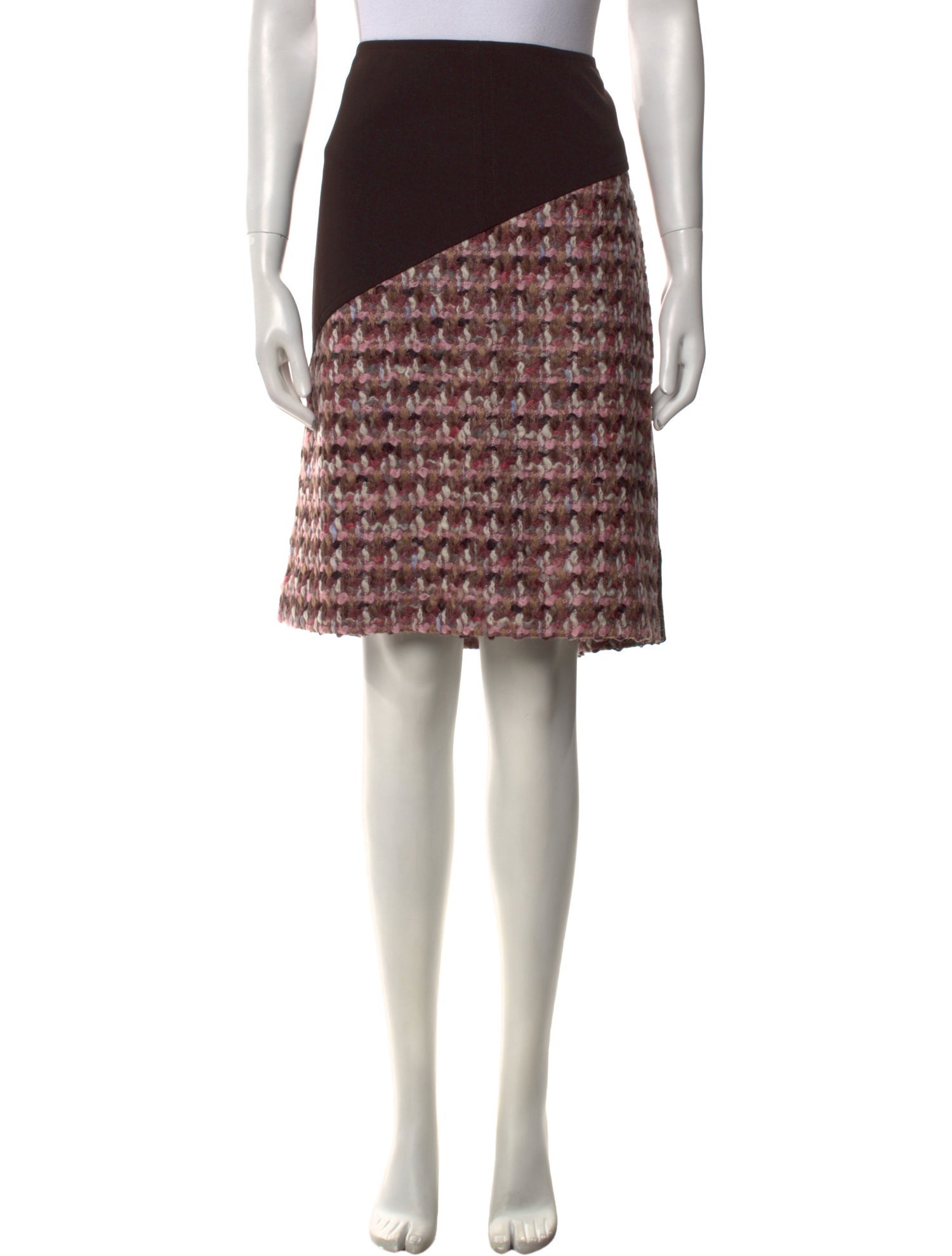 Per se Wool Knee-Length Skirt w/ Tags