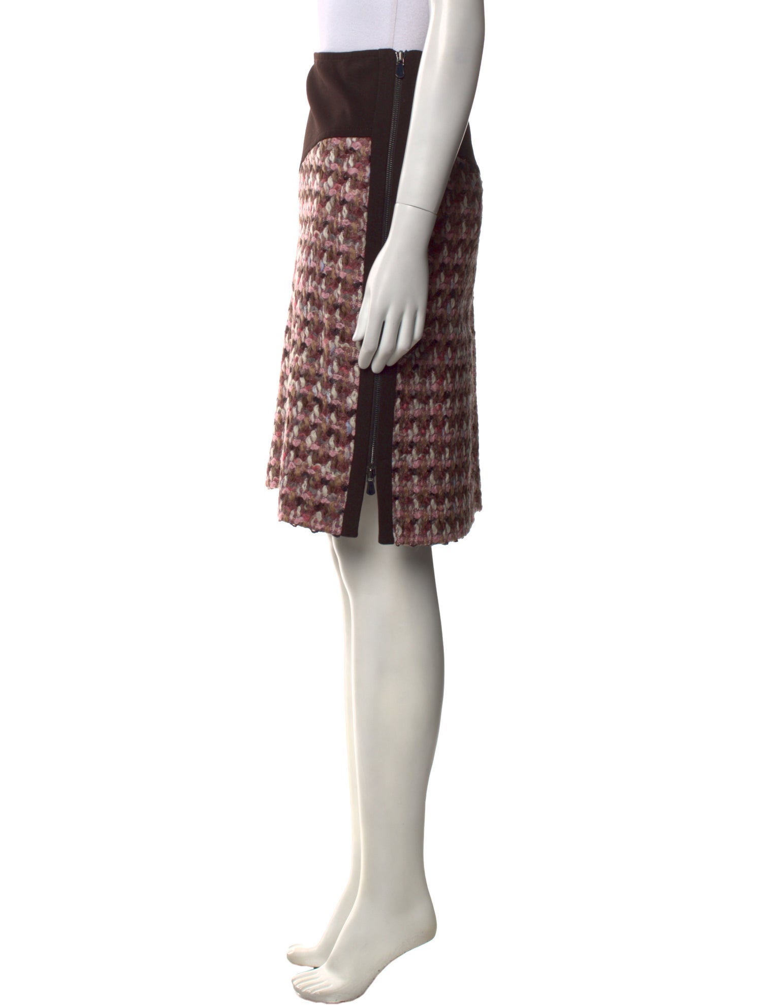 Per se Wool Knee-Length Skirt w/ Tags