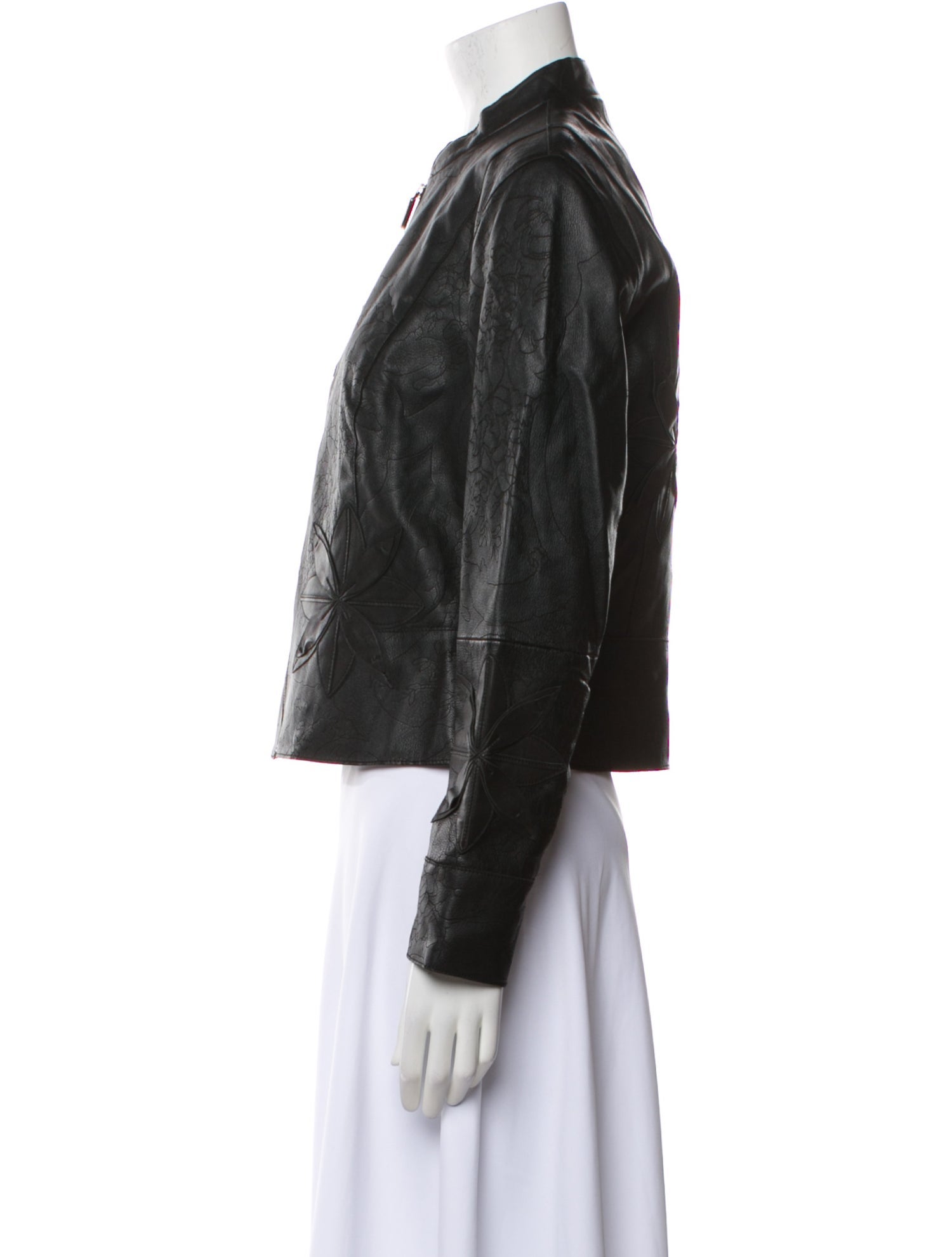 Per se Leather Bomber Jacket