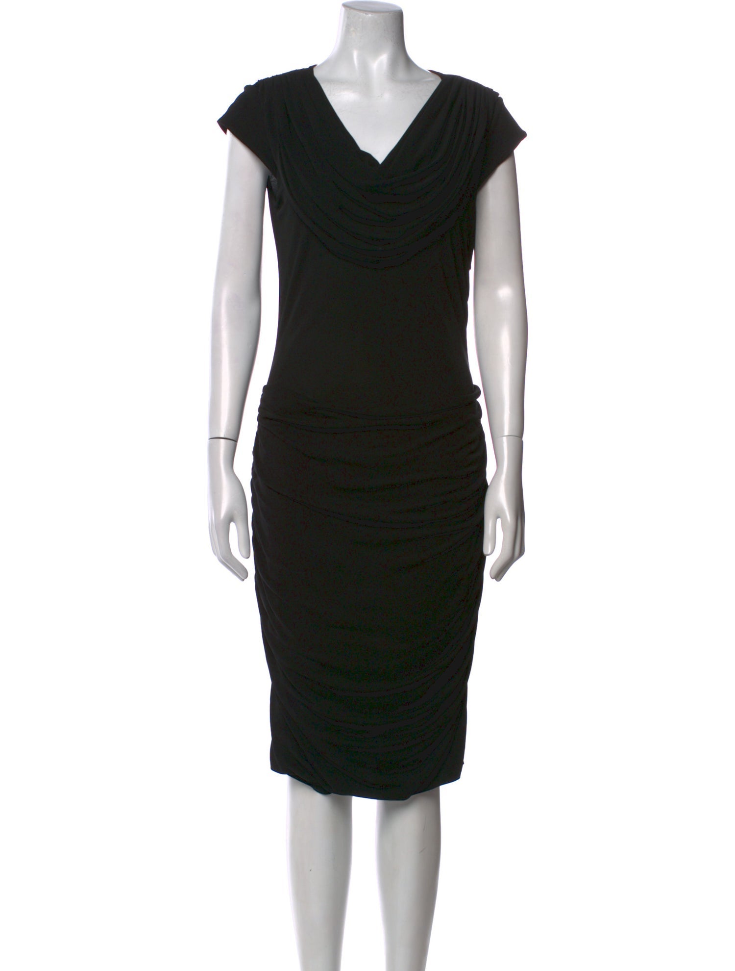 Per se Cowl Neck Knee-Length Dress