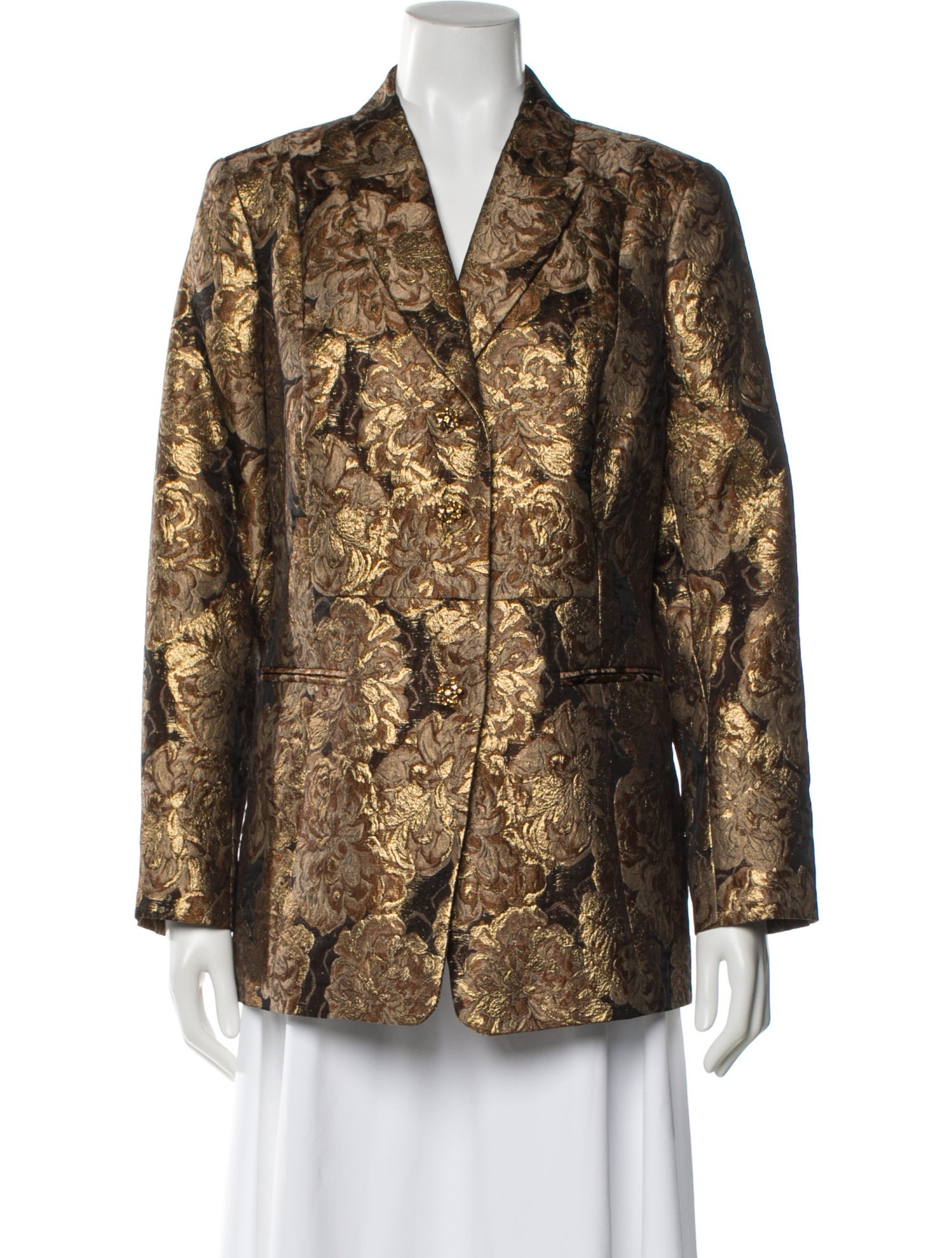Per se Floral Print Evening Jacket