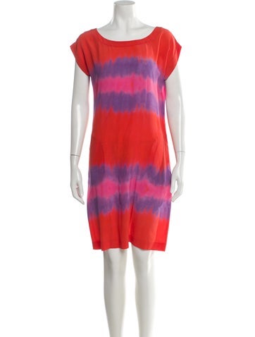 Pre-owned Per Se Silk Mini Dress In Pink