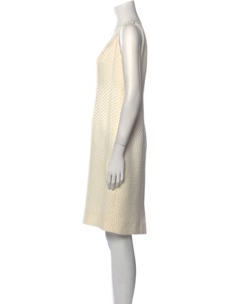 Peggy Jennings V-Neck Knee-Length Dress