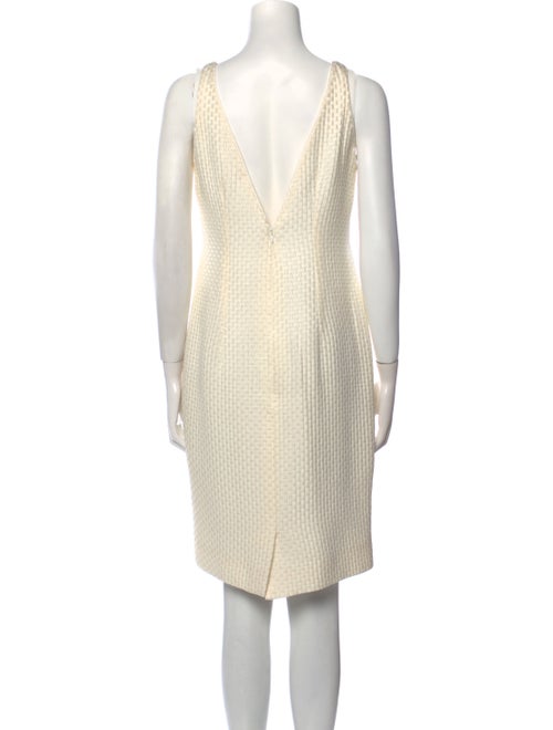 Peggy Jennings V-Neck Knee-Length Dress