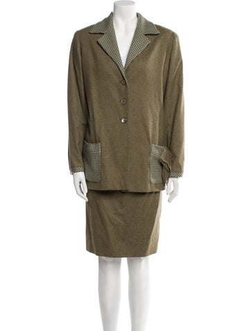 Peggy Jennings Suits and Sets Silk Skirt Suit XL