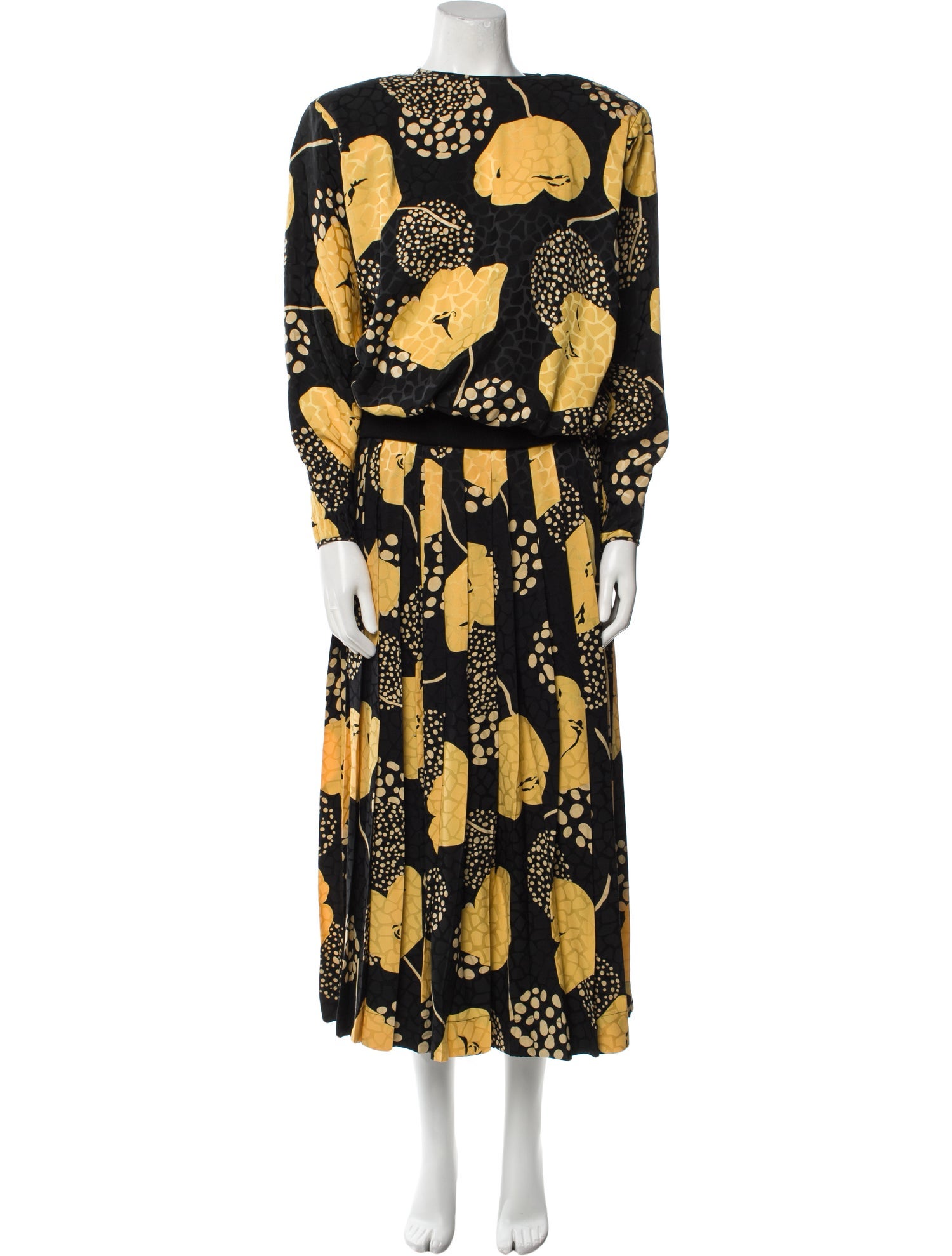 Peggy Jennings Vintage Silk Skirt Set