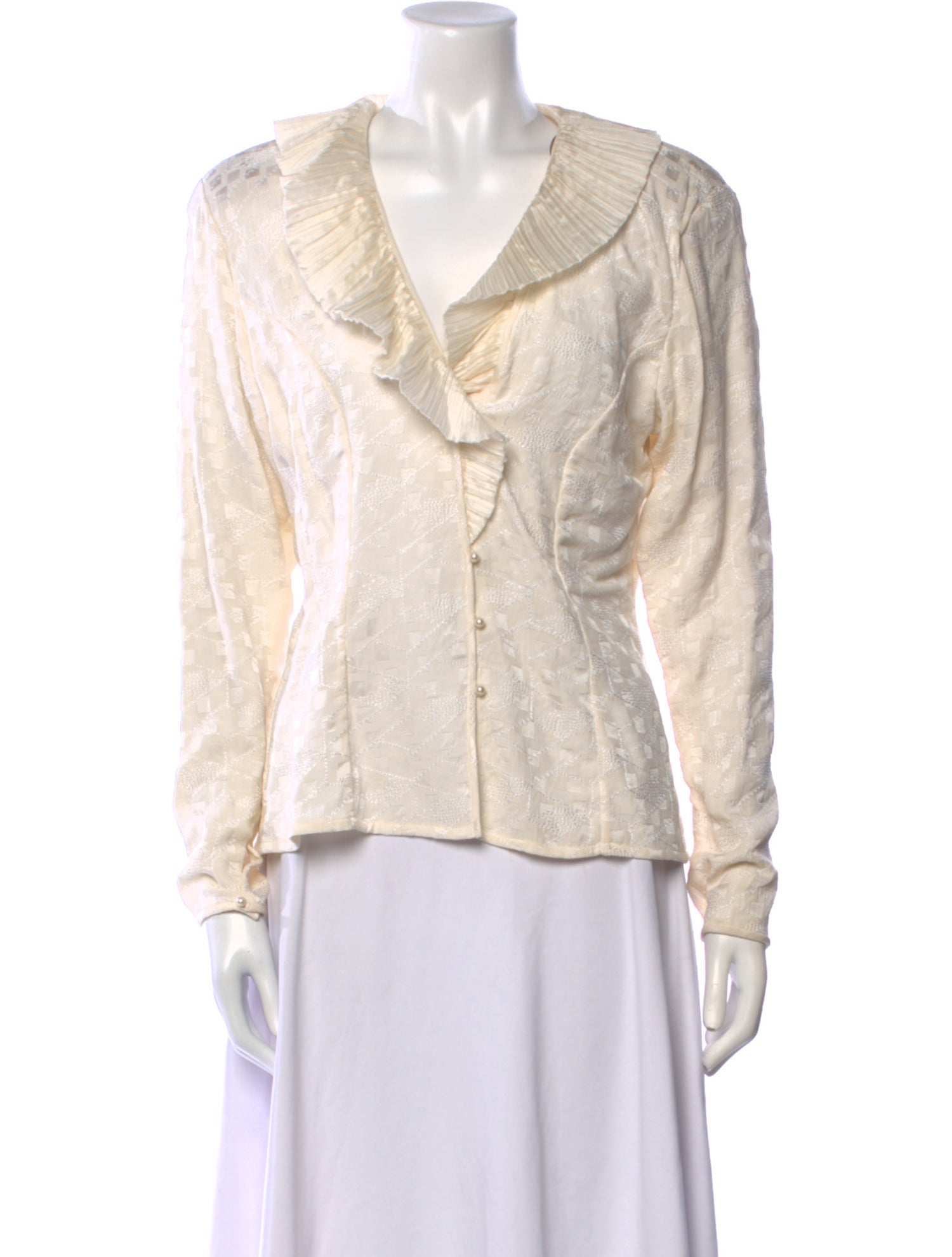 Peggy Jennings Vintage Long Sleeve Blouse