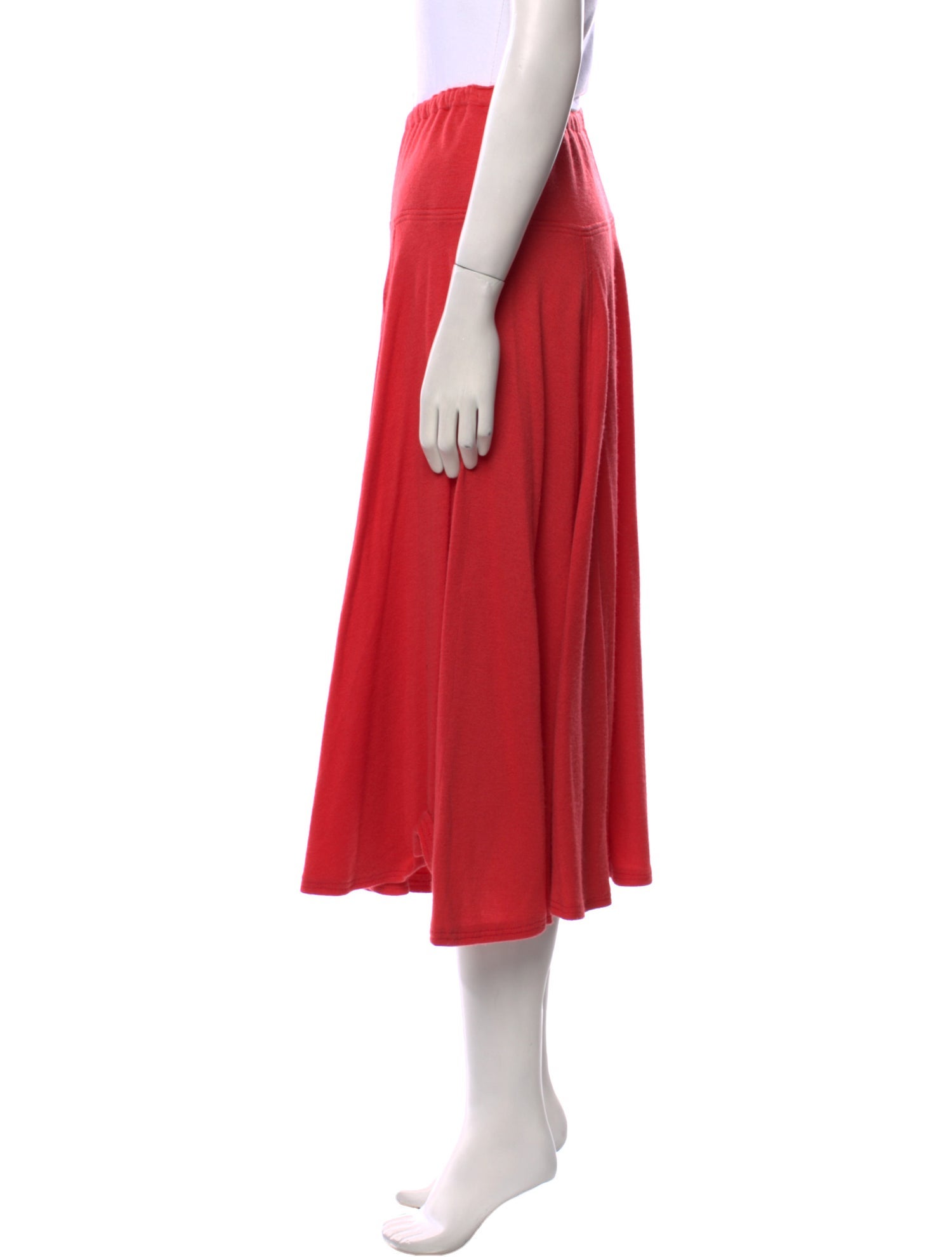 Peggy Jennings Cashmere Midi Length Skirt