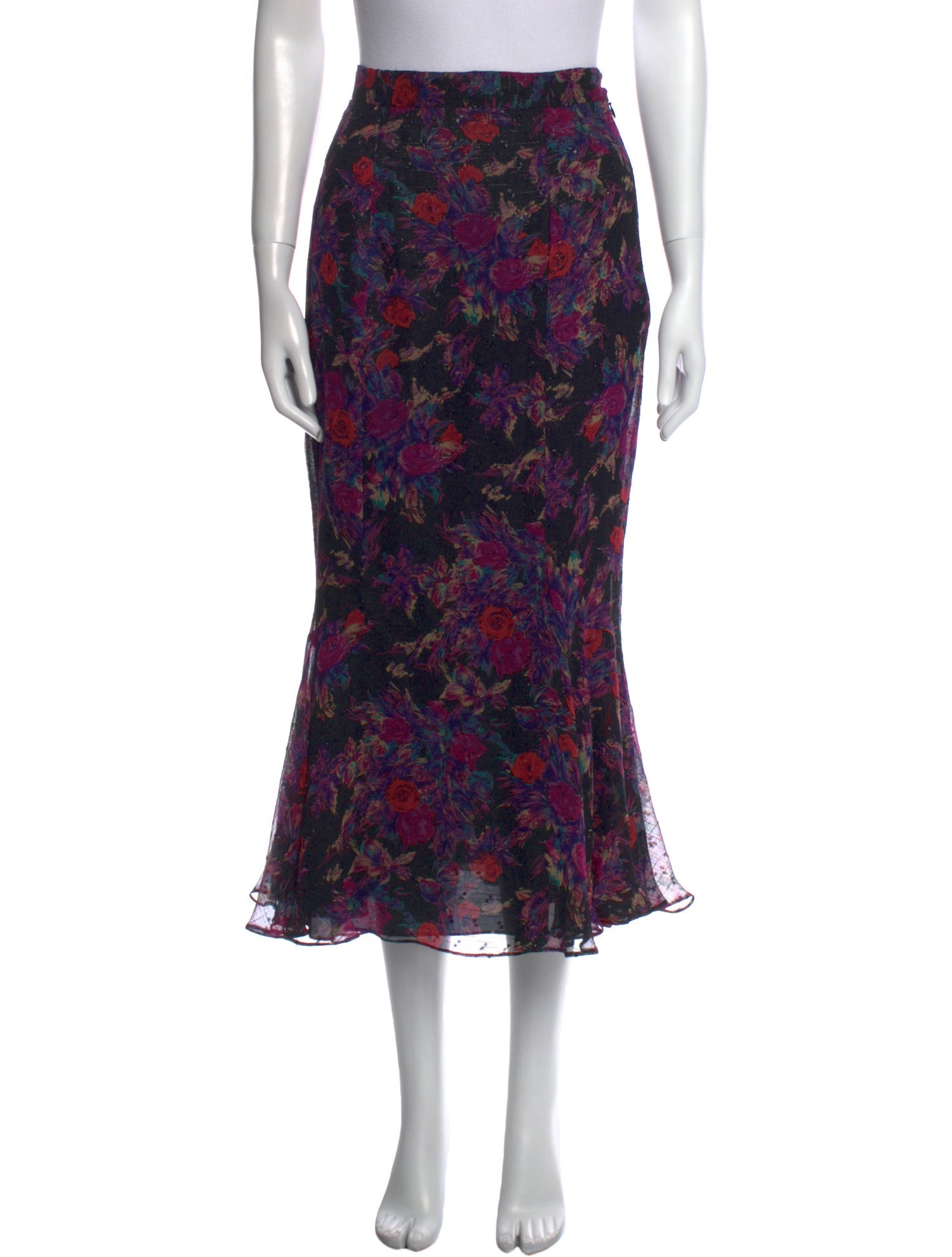 Peggy Jennings Silk Mini Skirt