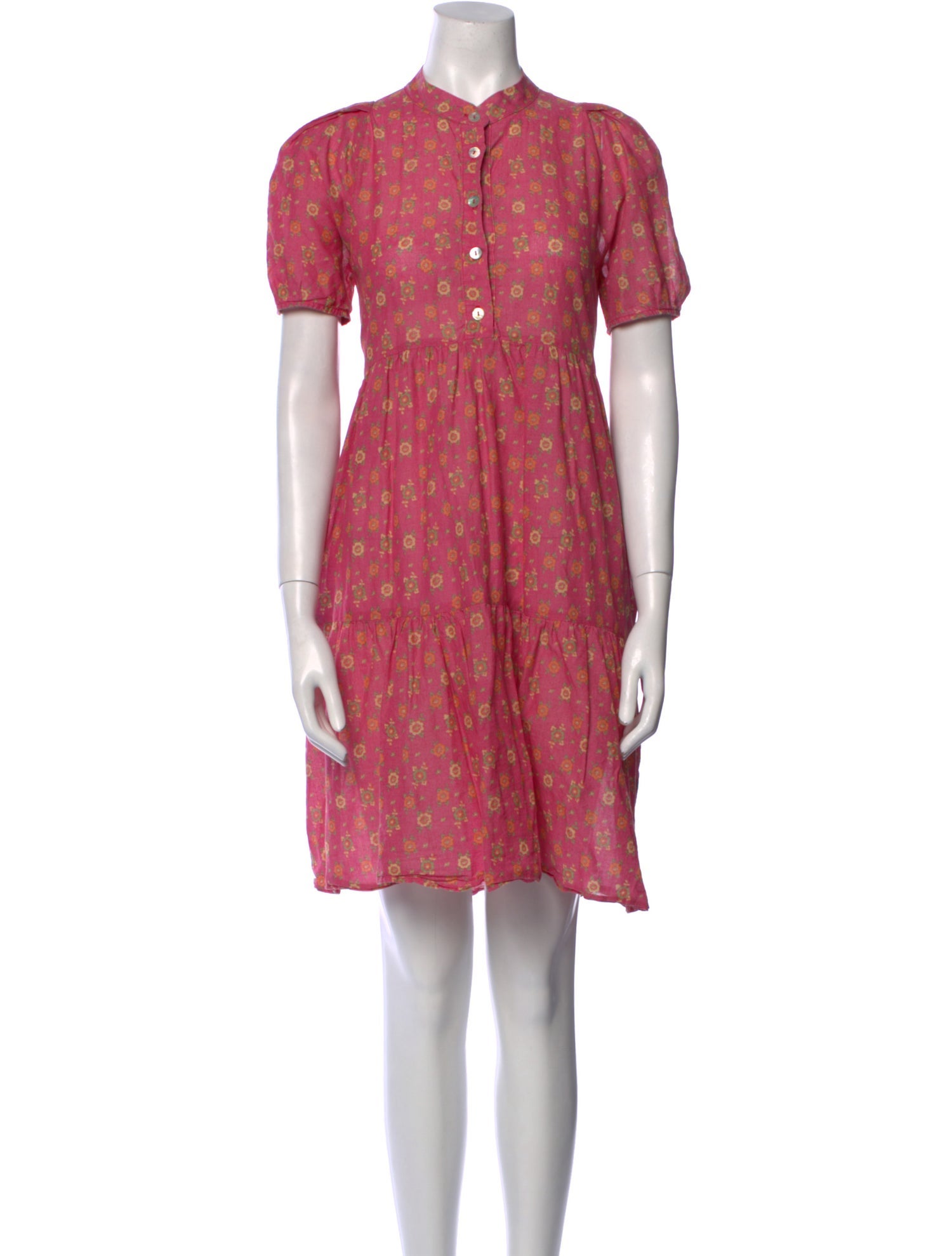 Isabel Marant Printed Knee-Length Dress - Red Dresses