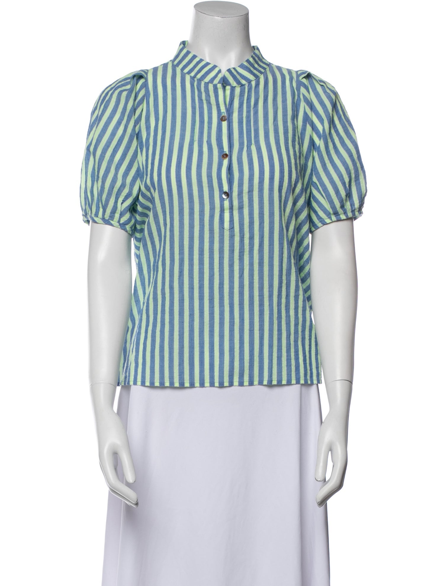 Pietsie Striped Crew Neck Polo