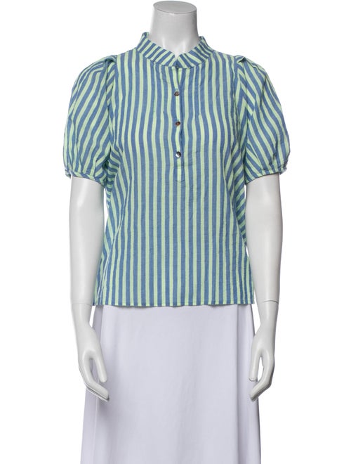 Pietsie Striped Crew Neck Polo