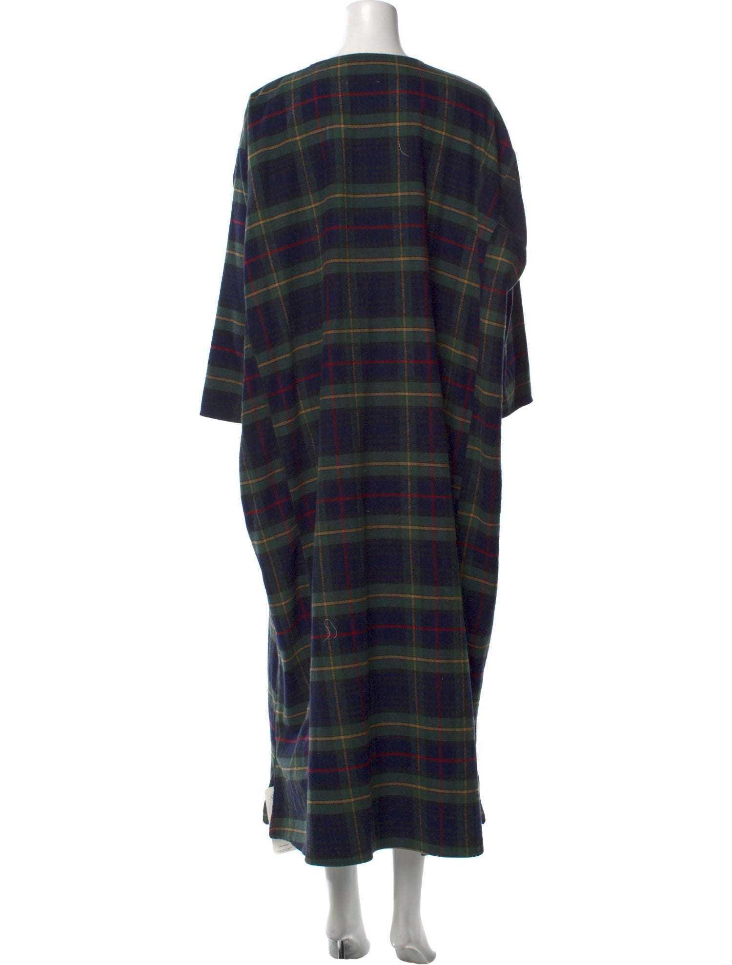Pietsie Plaid Print Long Dress