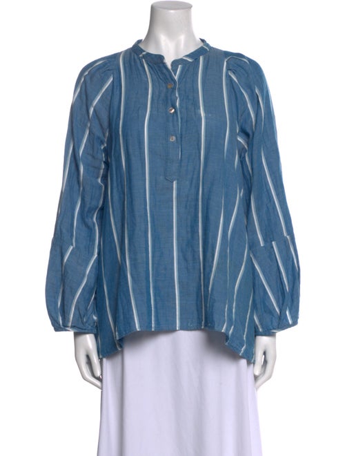 Pietsie Striped Crew Neck Blouse