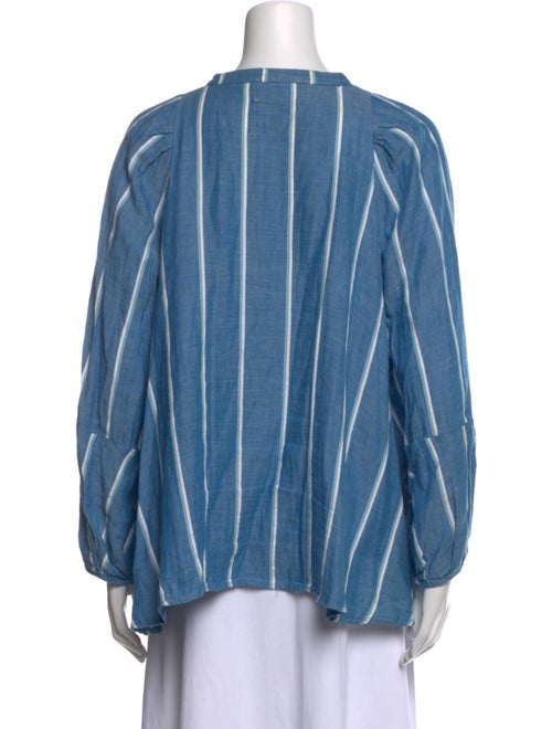 Pietsie Striped Crew Neck Blouse