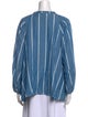 Pietsie Striped Crew Neck Blouse