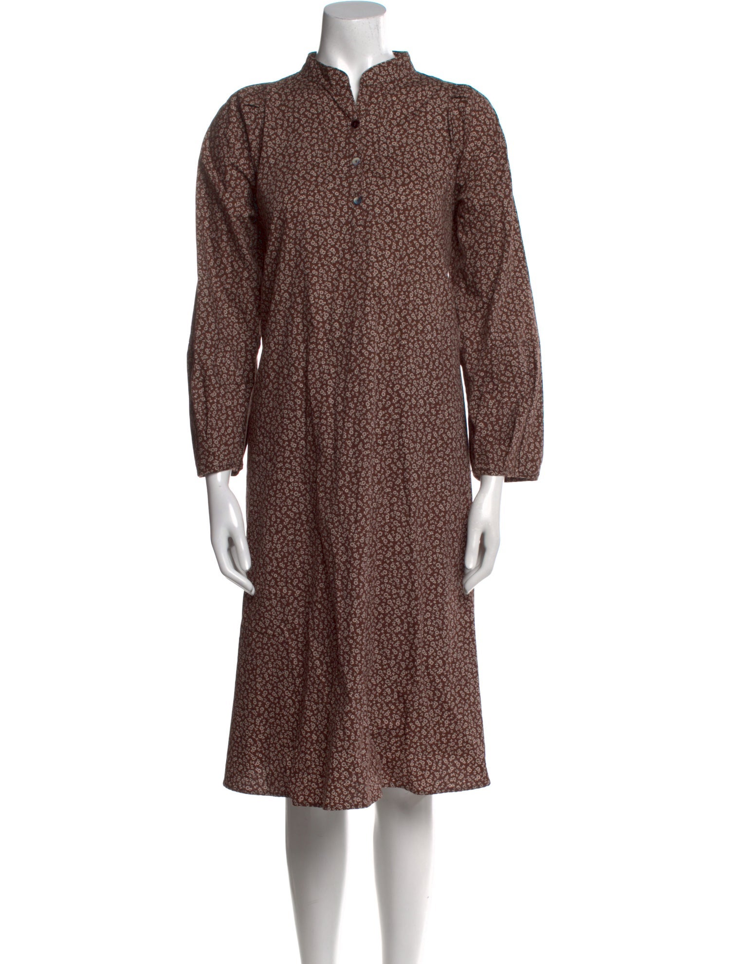 Pietsie Printed Midi Length Dress