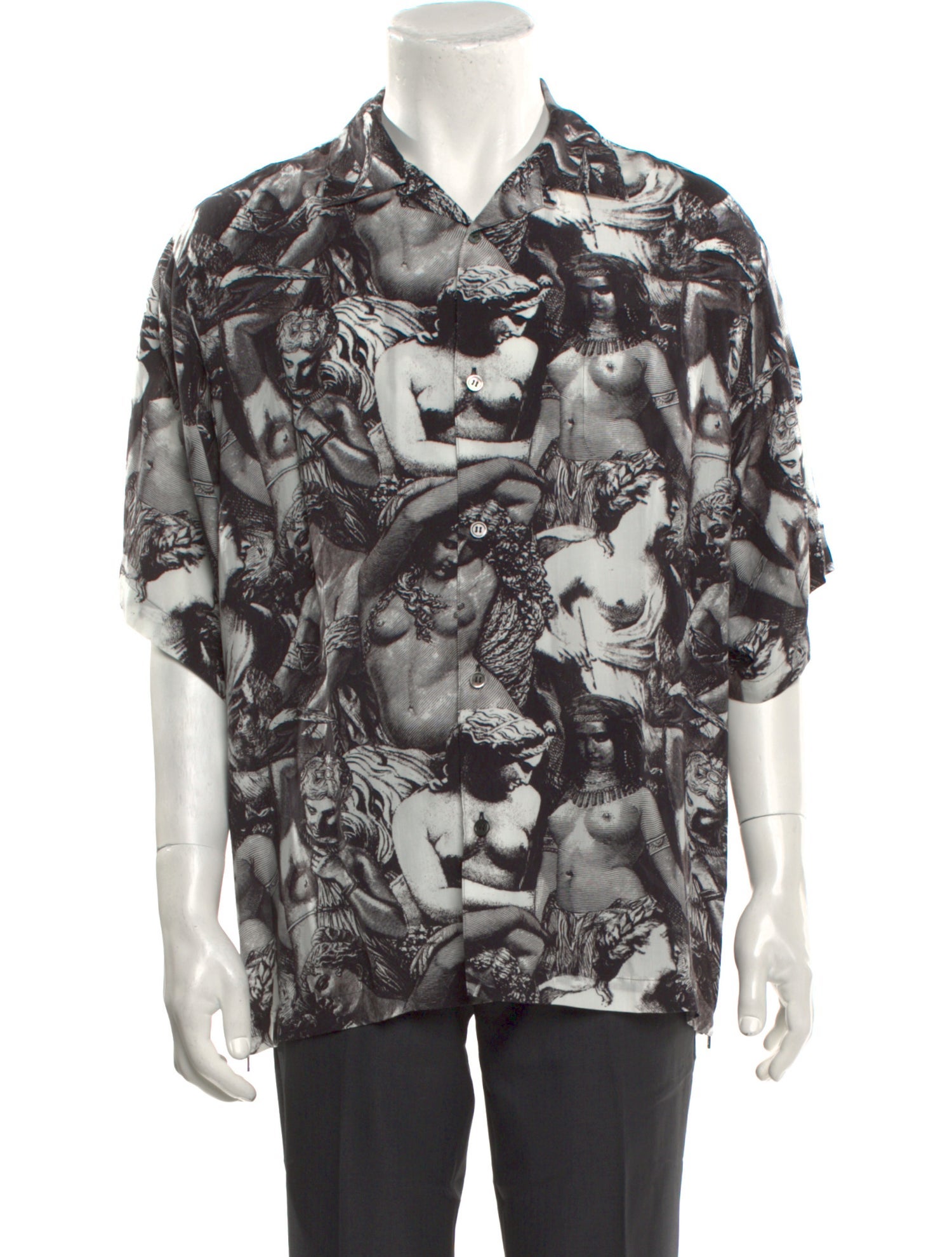 Undercover 2023 Floral Print Shirt