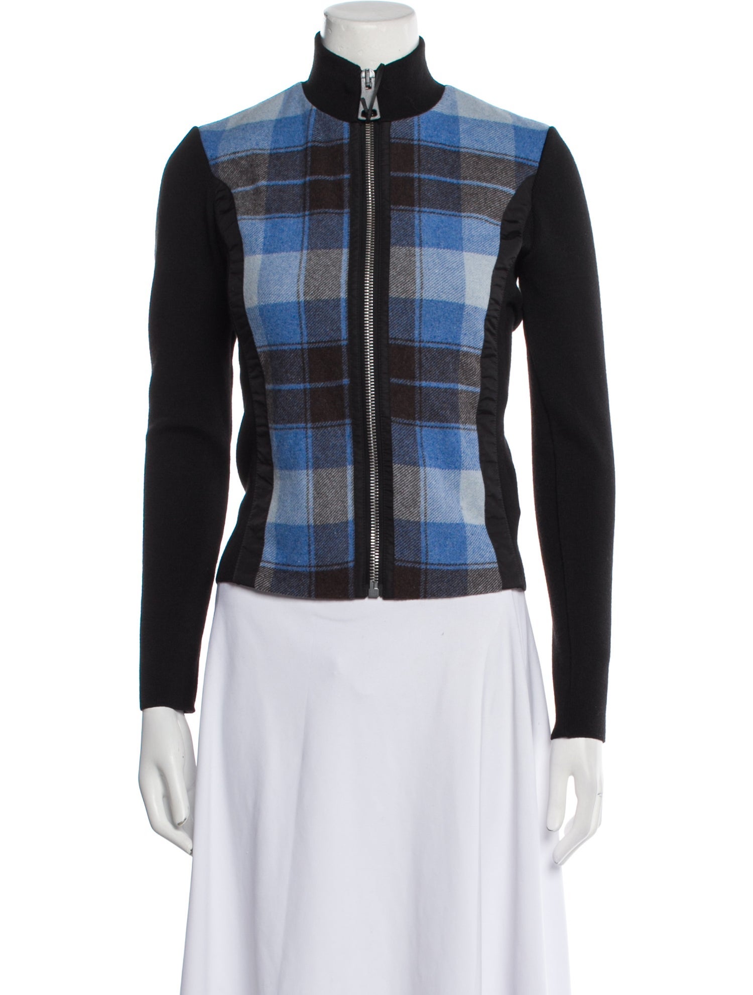 Performance Ski Wool Plaid Print Jacket